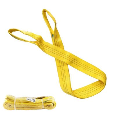 Sangle élingue plate double de levage avec boucles  - 3T - Longueur 3m