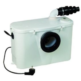 Sanibroyeur WC Watersan puissance 550 W sortie horizontale