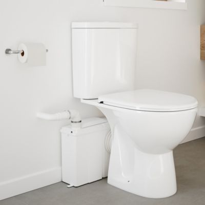Sanibroyeur WC Watersan puissance 550 W sortie horizontale