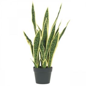 Sansevieria artificiel en pot 65cm