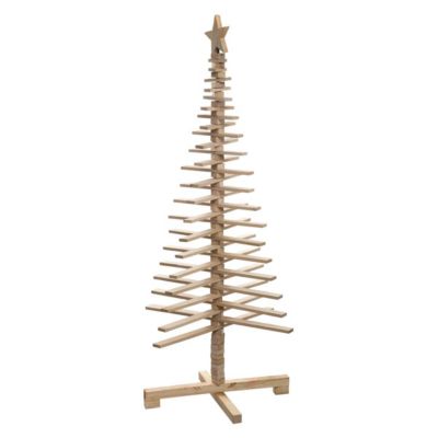 Sapin articulé 150cm bois - feeric lights & christmas