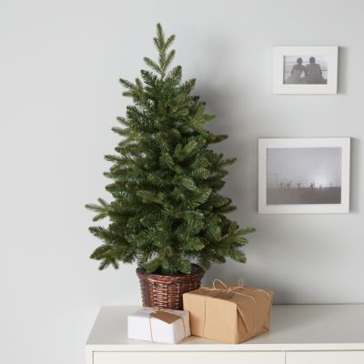 Sapin artificiel Argyll coloris vert Ø.60 x H.91 cm support inclus