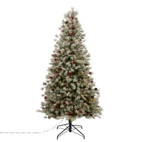 Sapin artificiel Fairview à LED h.228 cm
