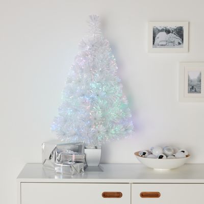 Sapin Fibre Optique Blanc