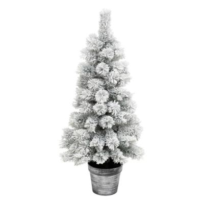 Sapin artificiel floqué windy peak h.100cm - feeric lights & christmas