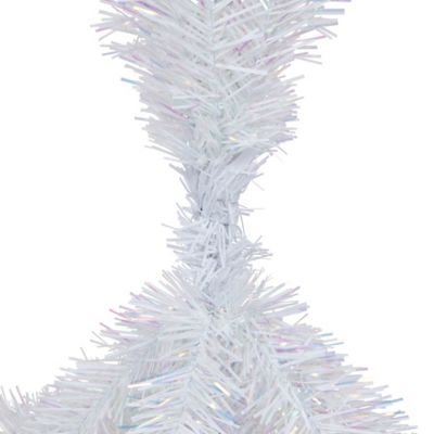 Sapin artificiel Orelle blanc, 3 pieds h.91 cm