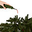 Sapin artificiel Woodland pine, embout courbé, 5 pieds h.152 cm