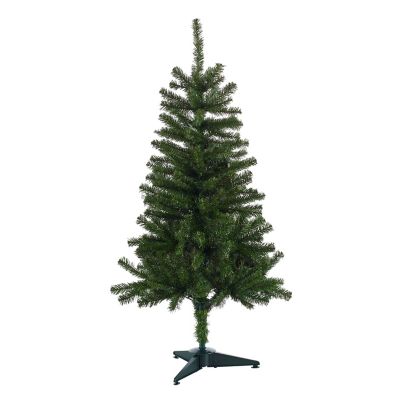 Sapin artificiel Woodland vert H.122 cm support inclus