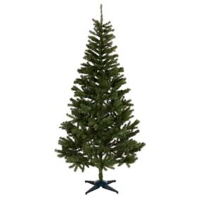 Sapin artificiel Woodland vert H.228 cm support inclus