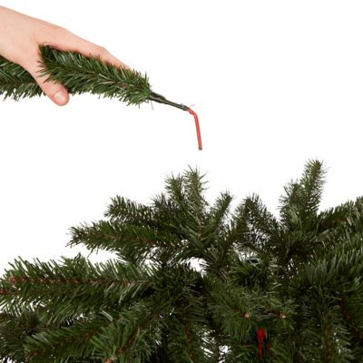 Sapin artificiel Woodland vert H.228 cm support inclus