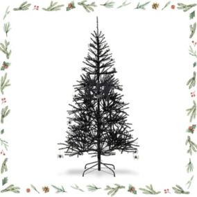 Sapin d Halloween Artificiel avec Structure d Arbre Automatique 183CM