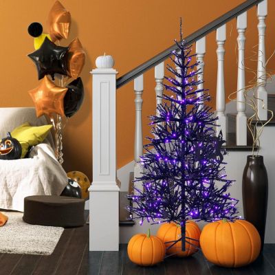 Sapin d Halloween Artificiel avec Structure d Arbre Automatique 183CM