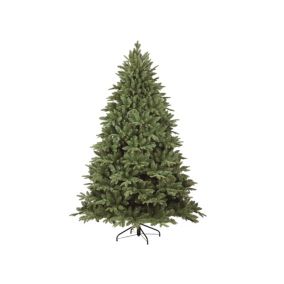 Sapin de Noël 150 cm Jingle Bell, Plafond Pin artificiel, Arbre à effet réel, Sapin de Noël inversé, 109x109 h150 cm, Vert