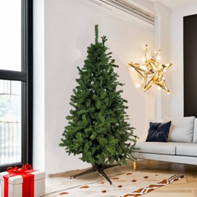 Sapin de Noël 150 cm Tinsel, Pin artificiel, Arbre à effet réel, Sapin de Noël, Made in Italy, 100x100 h150 cm, Vert