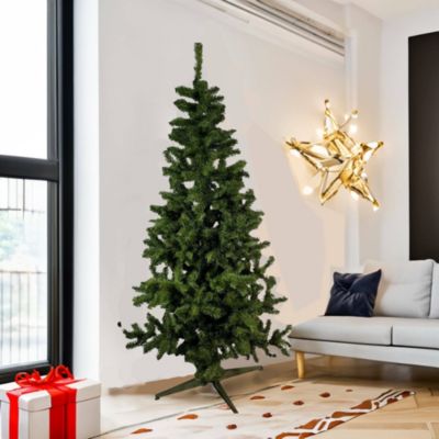Sapin de Noël 180 cm Jingles, Pin artificiel, Arbre à effet réel, Sapin de Noël, Made in Italy, 130x130 h180 cm, Vert