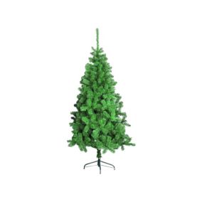 Sapin de Noël 180 cm Santa Claus, Pin artificiel, Arbre à effet réel, Sapin de Noël, 101x101 h180 cm, Vert