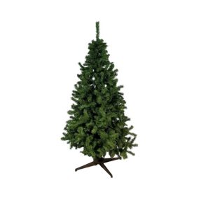 Sapin de Noël 180 cm Tinsel, Pin artificiel, Arbre à effet réel, Sapin de Noël, Made in Italy, 130x130 h180 cm, Vert