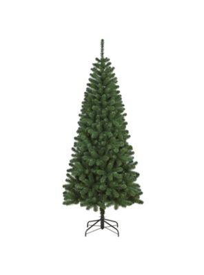 Sapin de Noël 240 cm Comet, Pin artificiel, Arbre à effet réel, Sapin de Noël, 109x109 h240 cm, Vert