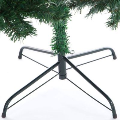 Sapin de Noël 240 cm Comet, Pin artificiel, Arbre à effet réel, Sapin de Noël, 109x109 h240 cm, Vert