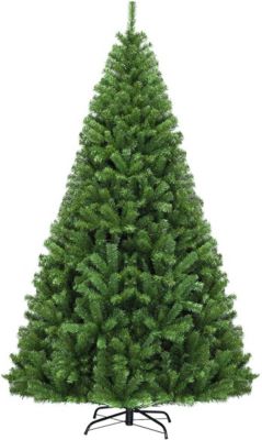 Sapin De Noël Artificiel D'angle Vert 150 Cm - 170 Branches Ajustables, Support Acier - Idéal Petits Espaces, Décoration Coin Salon - 6