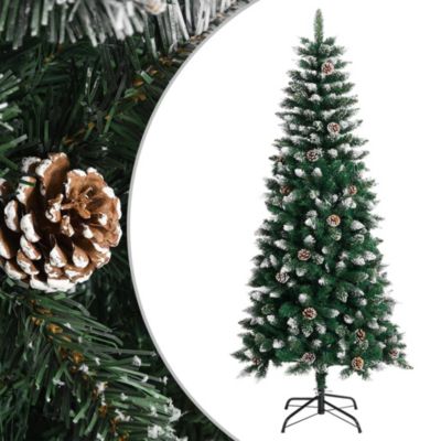 Sapin de Noël artificiel avec support Vert 150 cm PVC vidaXL
