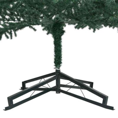 Sapin De Noël Artificiel 120 Cm En PVC Vert – Réaliste, Ignifuge, Facile à Monter Pour Une Déco Magique !