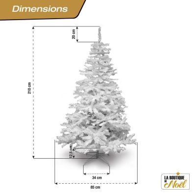 Sapin de Noël Artificiel Haut de Gamme - Réaliste, Facile à Monter - Décoration Intérieure