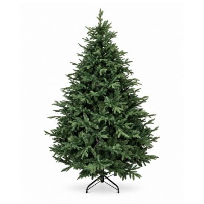 Sapin de Noël artificiel réaliste en PE/PVC 210 cm - Épicéa de Serbie - Little Grove