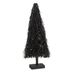 Sapin de Noël en Bois à Poser "Branches" 90cm Noir