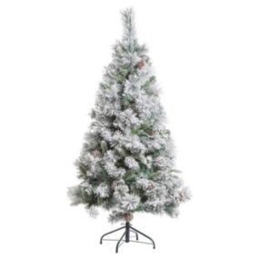 Sapin de Noël Enneigé "Minnesota" 150cm Blanc