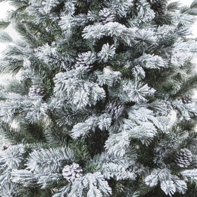 Sapin de Noël Neige Artificielle 180cm Yukon - Pied Métal - Feeric Lights & Christmas
