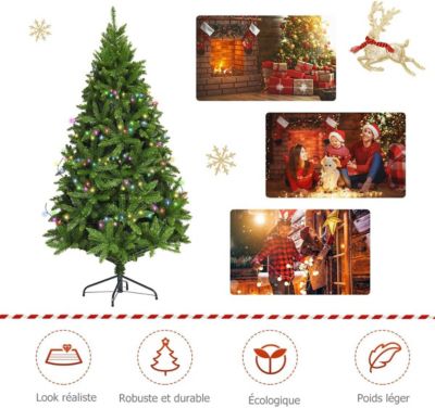 Vend 1 Sapin Artificiel. En Très Bon état Servi Qu'une Fois Pour Ce Noël 2025. Description : Sapin De Noel Artificiel 150 Cm 500 Branches Enneigé Pomme De Pin Realiste, Arbre De