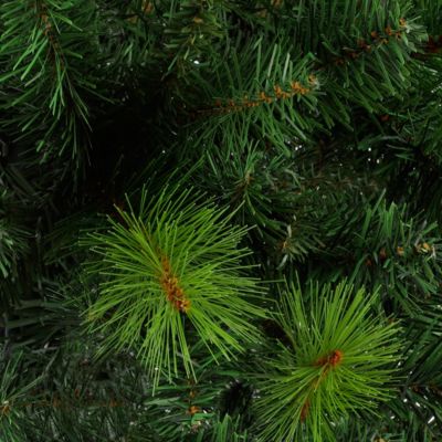 Sapin de Noël artificiel Eiger H.122cm vert support inclus