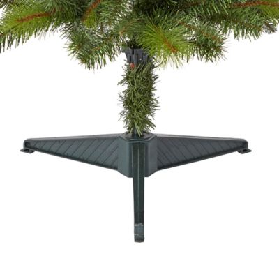 Sapin de Noël artificiel Eiger H.122cm vert support inclus