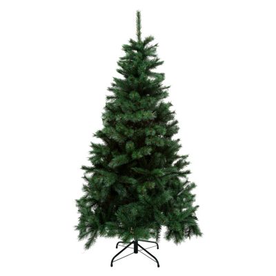 Sapin de Noël artificiel vert Windy H.152 cm support inclus