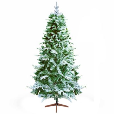 Sapin de Noel Frankystar Donder 180 cm effet neige PE PVC 462 branches