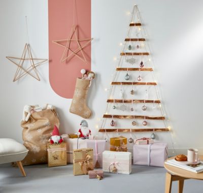 Sapin en bois coloris naturel H.130 cm Castorama