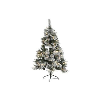 Sapin LED en PVC 96x96x150 cm 170l 512 branches enneigées