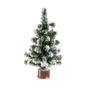 Sapin table blooming floqué 25 cm - feeric lights & christmas