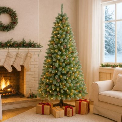 Sapins de Noel artificiel Frankystar Comet 180 cm LED 3000K 800 pointes