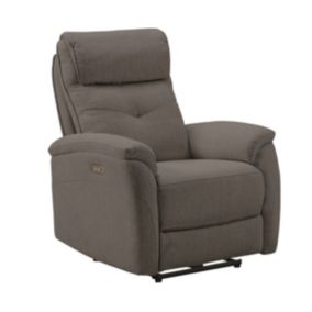 SARAGOSSE - Fauteuil Electrique Tissu Polyester Gris