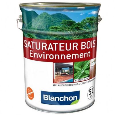 Saturateur Bois - Blanchon - Naturel - 5L - Protection Terrasse - Imprégnation Extérieure