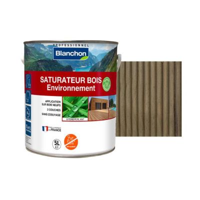 Saturateur Bois Environnement Biosourcé BLANCHON 5 litres Gris Vieilli
