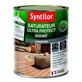 Saturateur bois Nature Protect extérieur Syntilor 0,75L Mat Teck