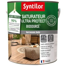 Saturateur bois Nature Protect extérieur Syntilor 5L Mat Teck