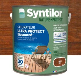 Saturateur extérieur bois Nature Protect Syntilor 5L Mat Teck