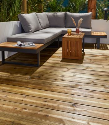 Saturateur extérieur haute protection terrasse en bois Incolore Starwax 5L +20 % gratuit