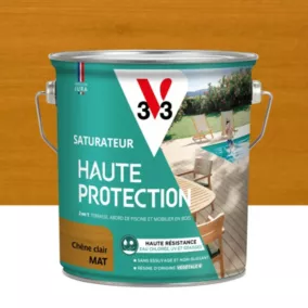 Saturateur extérieur Haute Protection V33 chêne clair mat 2,5L