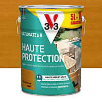 Saturateur extérieur Haute Protection V33 chêne clair mat 5L + 20% gratuit
