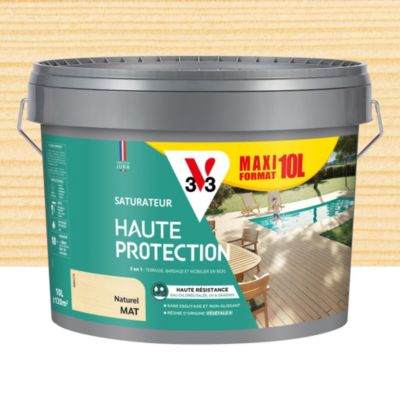 Saturateur extérieur Haute protection V33 effet bois naturel mat V33